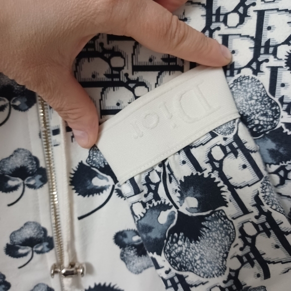 AUTH! DIOR Cherry Blossom zip-up hoodie jacket - Picture 5 of 7